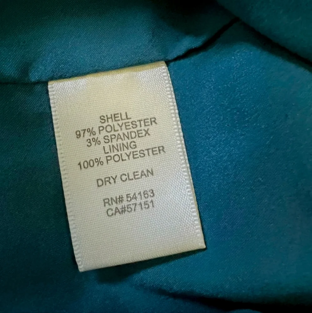 Eliza J, NWT, Ruffle Sheath Dress, in Peacock, Knee Length, Size 18 - Picture 10 of 11